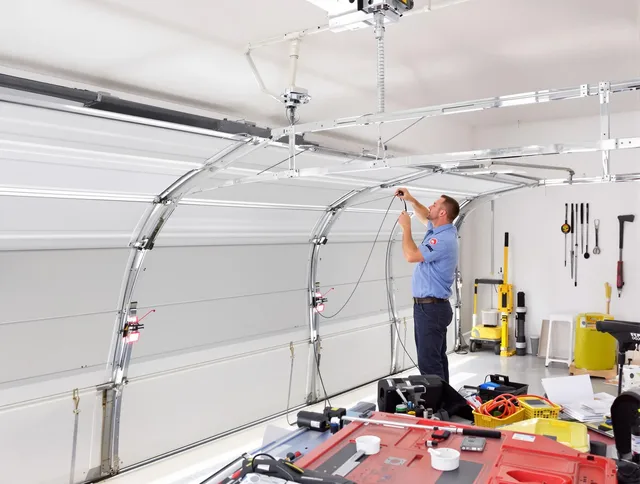 Garage door cable repair service by Fairview Park Garage Door Repair in Fairview Park