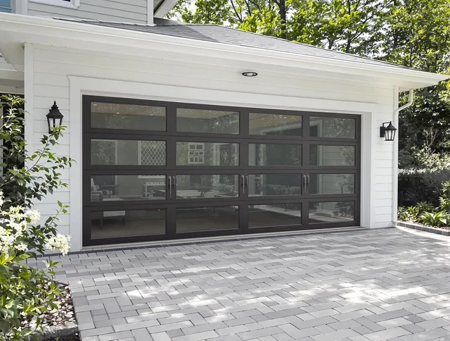 Fairview Park Garage Door Repair design specialist presenting custom garage door options to Fairview Park homeowner