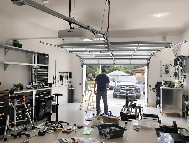 Garage door opener installation by Fairview Park Garage Door Repair in Fairview Park