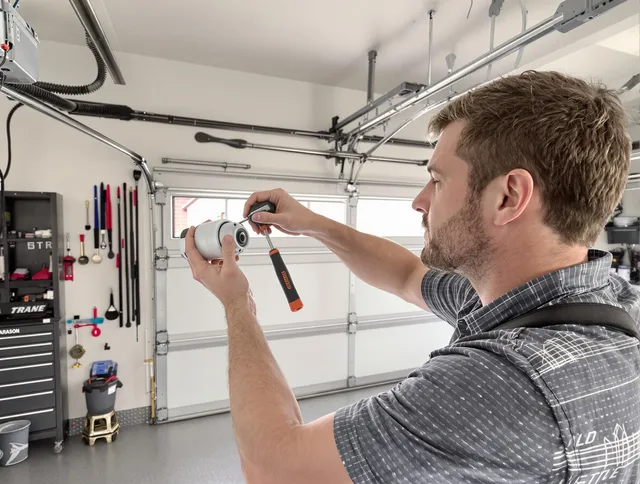 Garage door opener repair service by Fairview Park Garage Door Repair in Fairview Park