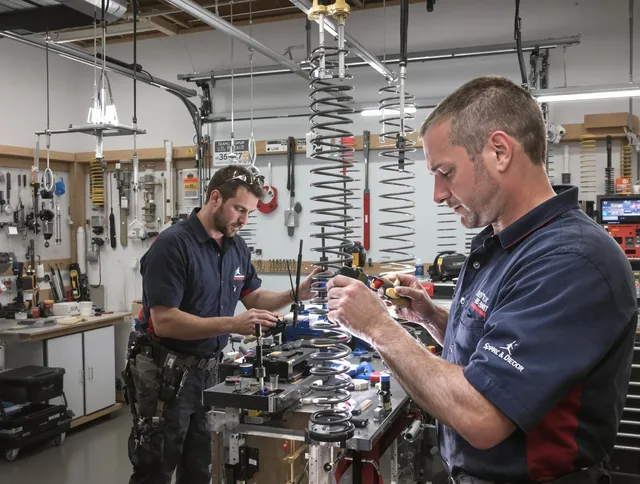 Garage door spring repair service by Fairview Park Garage Door Repair in Fairview Park