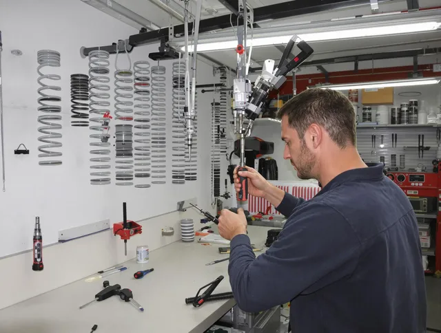 Fairview Park Garage Door Repair safety certified technician performing precision spring replacement in Fairview Park